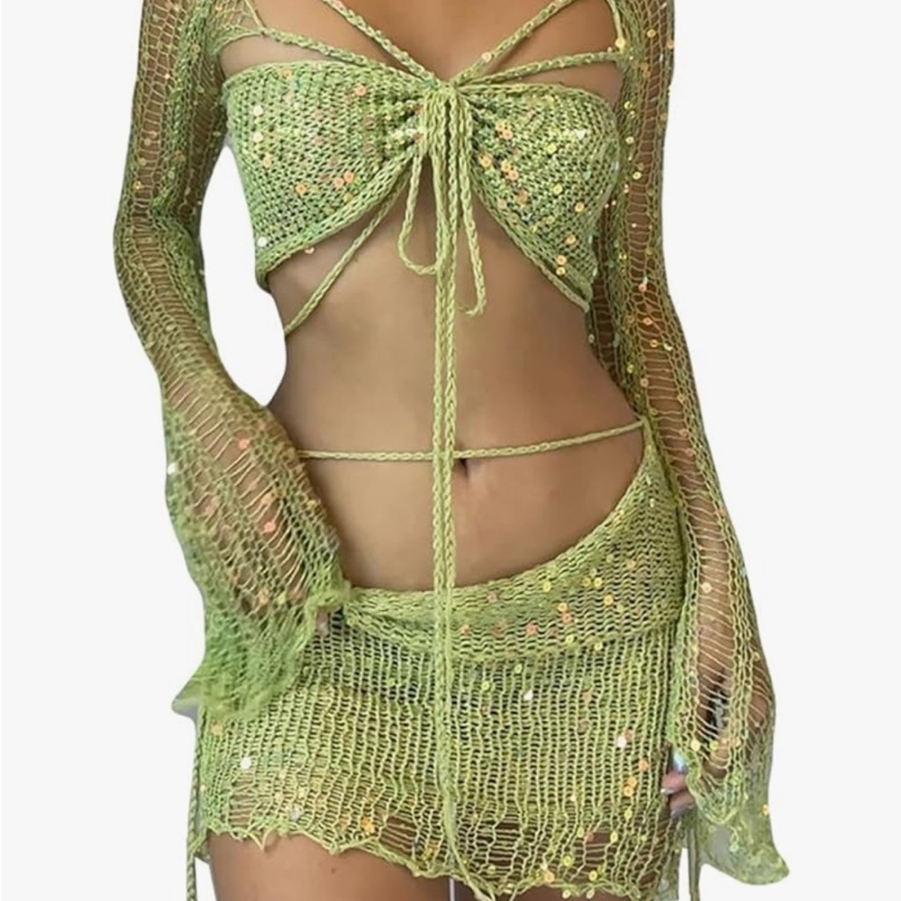 Matching knit sequence set